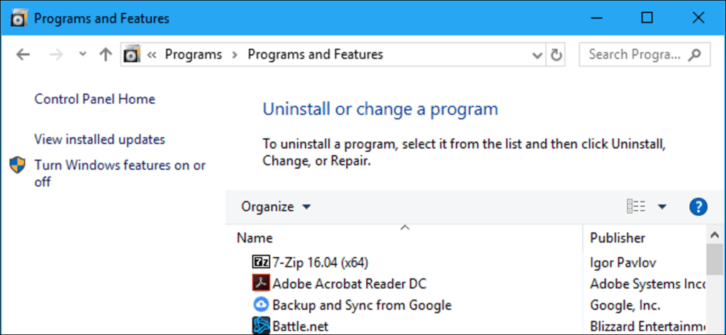 7-zip Program