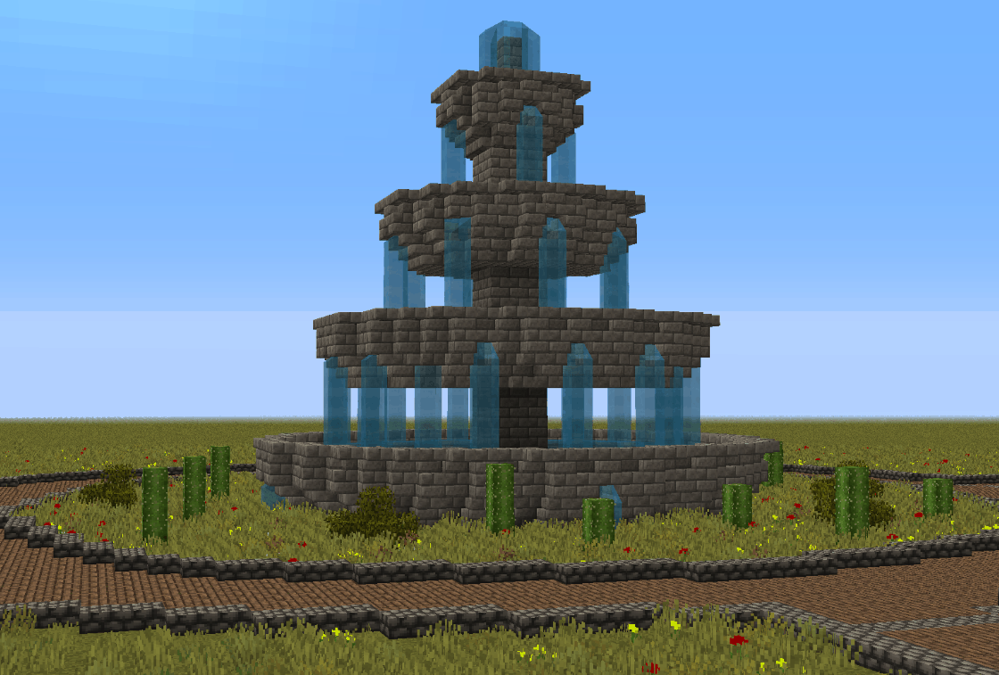 minecraft fountain